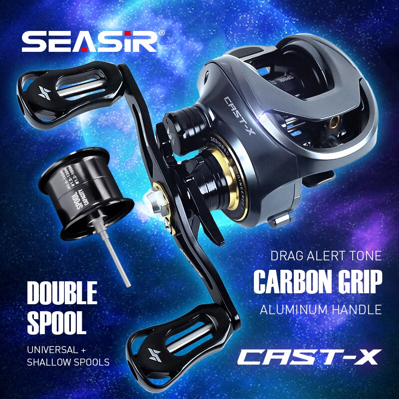 SEASIR Cast-X gulungan pancing - Abu Garcia Reel Max ulasan dan harga
