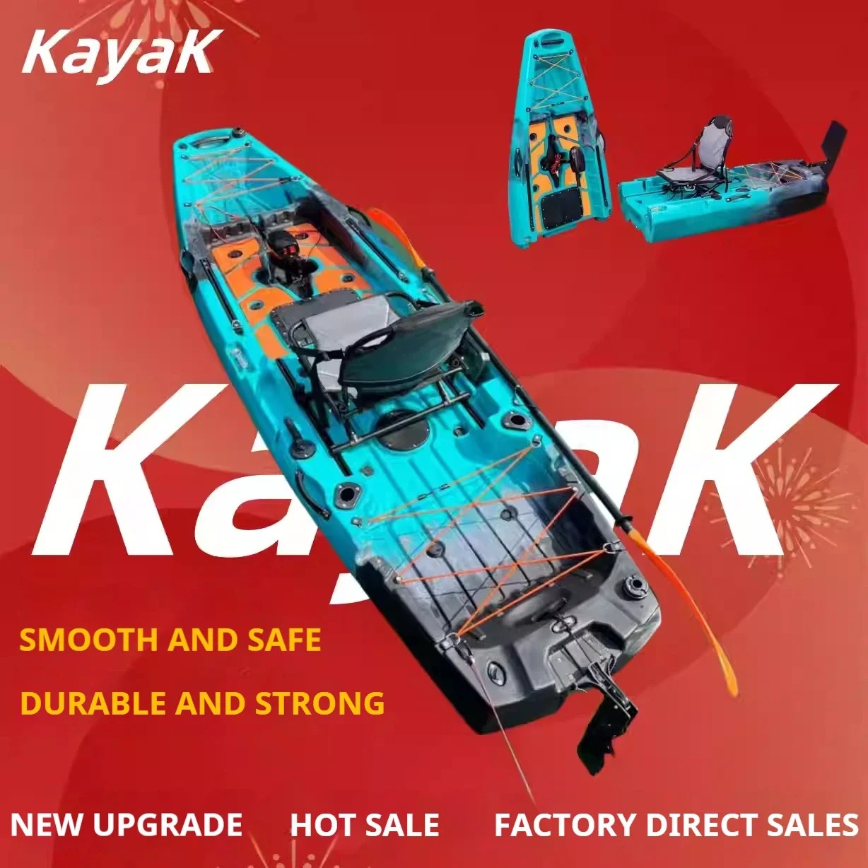Kayak Modular LLDPE dengan Ped - Fishing Kayak Pedal Drive ulasan dan harga