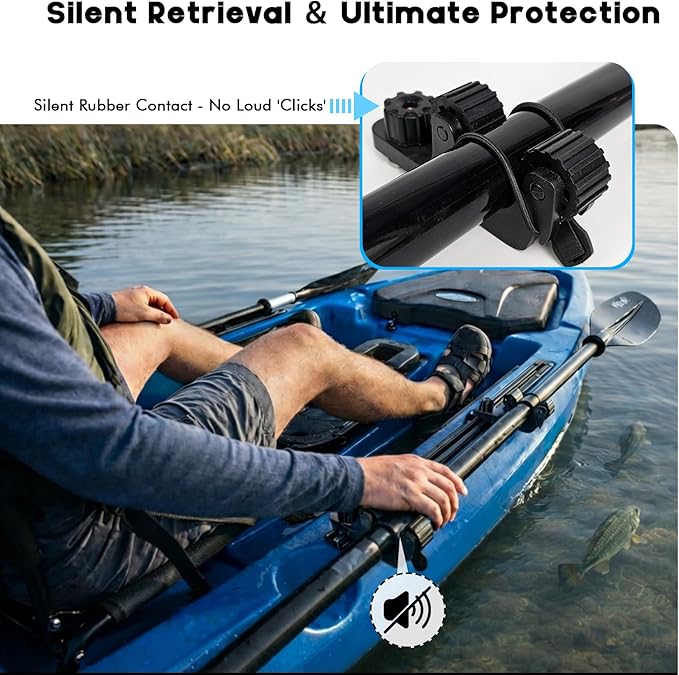 Penyangga Dayung Kayak, Akseso - Fishing Kayak Rod Holder ulasan dan harga