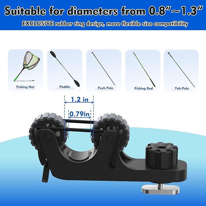 Penyangga Dayung Kayak, Akseso - Fishing Kayak Rod Holder ulasan dan harga